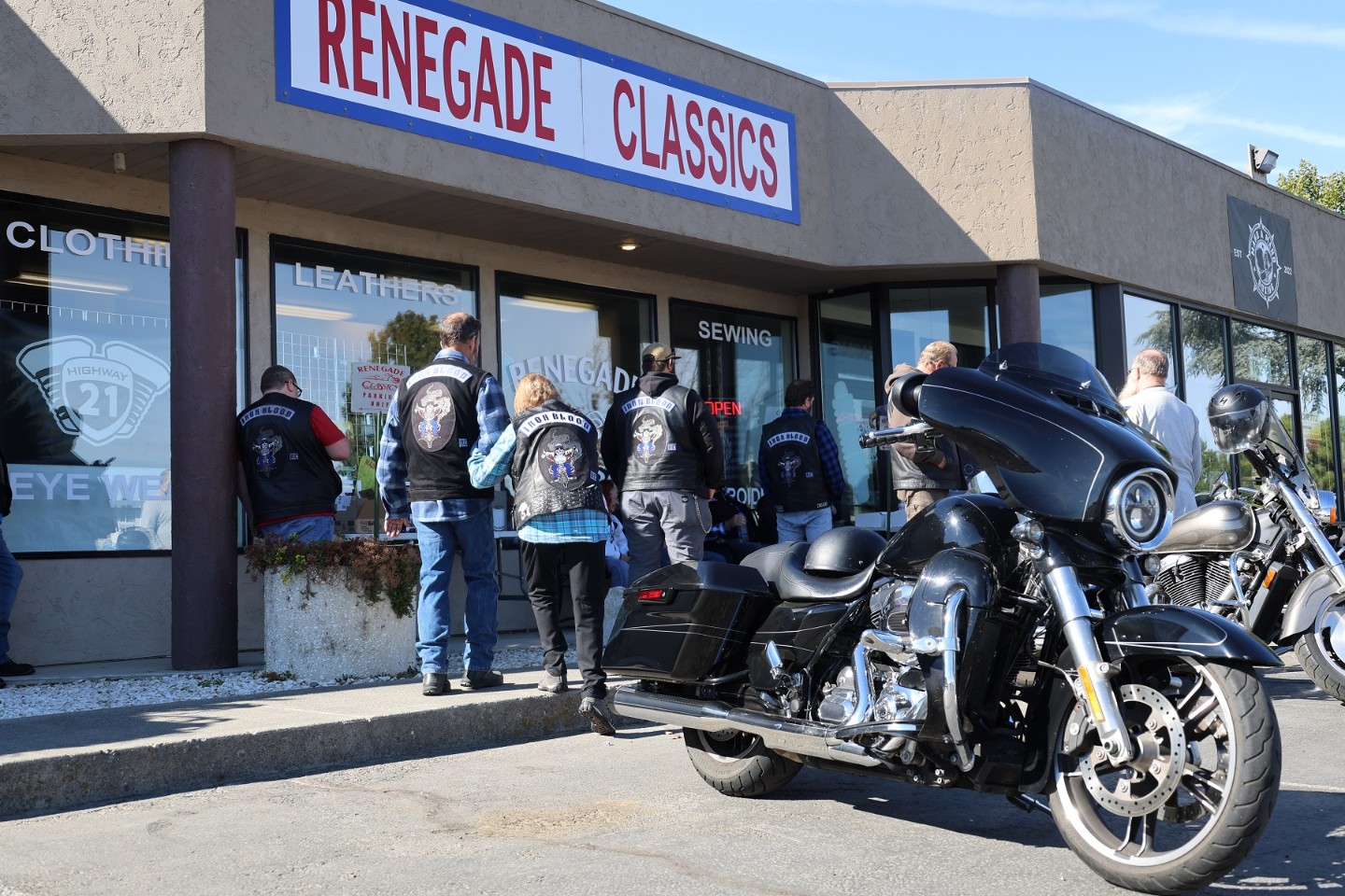 Mike Cullum and Brenda Cullum love riding motorcycles.