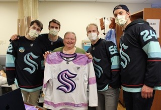 Virginia Mason Franciscan Health and Seattle Kraken Team up to Fight Cancer